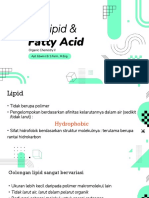 Lipid & Fatty Acid