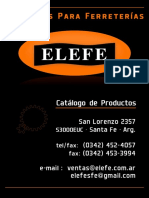 ELEFE - Catálogo de Productos