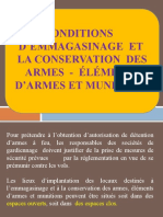 Conservation Des Armes FR