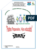 Proyecto de Convivencia y Escuela de Padres 2022