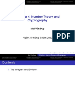 Number Theory Chapter on Division, Algorithms and Primes