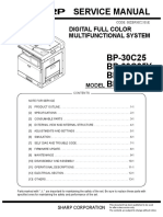 Service Manual Sharp BP-30C25