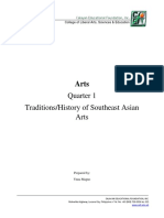 Quarter 1 Traditions/History of Southeast Asian Arts