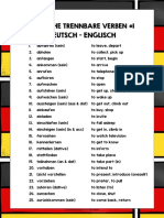 GERMAN SEPARABLE VERBS REFERENCE 1 FLAG BACKGROUND