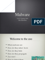 Malware: CS155 Spring 2009 Elie Bursztein