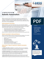A 7-Step Guide To Implementing Robotic Automation