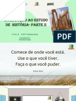 Aula 1º Ano B Introdução Ao Estudo de História 15.02