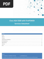 Cisco Asa 5500 With Firepower Services Datasheet