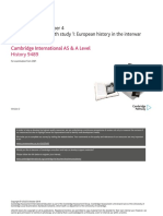 9489 Scheme of Work Paper 4 - European History (For Examination From 2021)