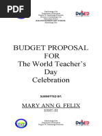 Budget Proposal Shirt Printing