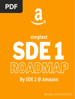 Amazon SDE 1 Roadmap