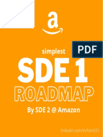 SDE 1 Roadmap: The Simplest Guide to Cracking Amazon