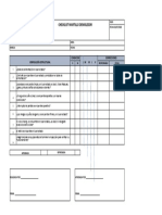 CHECKLIST DE  PARA INSPECCIÓN DE MARTILLO DEMOLEDOR