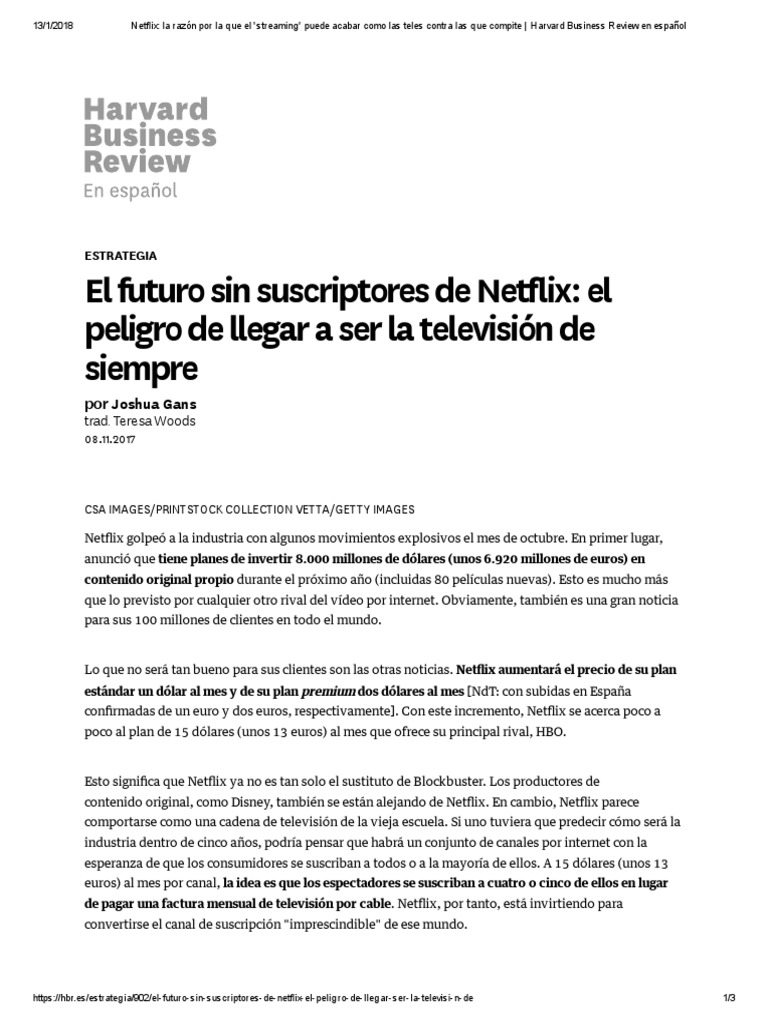 netflix hbr case study