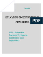 Applications of Geosynthetics in Unpaved Roads