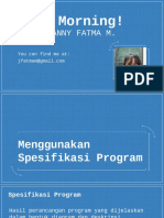 JFM - Menggunakan Spesifikasi Program - 1