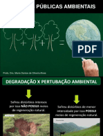 Políticas Públicas Ambientais e a Degradação do Meio Ambiente