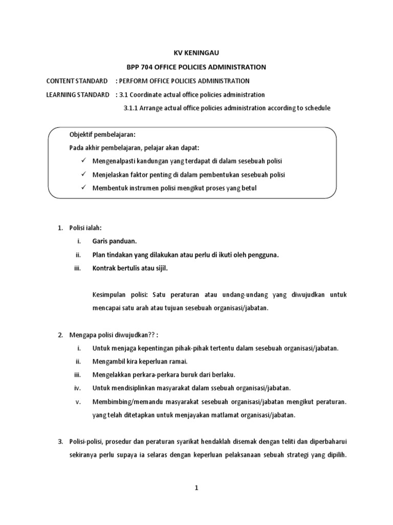 POLICIES | PDF