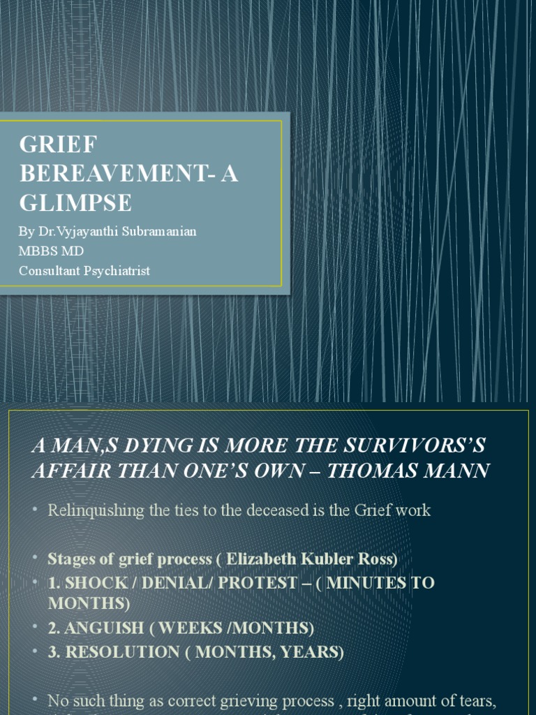 Understanding Grief and Bereavement | PDF | Grief | Suicide