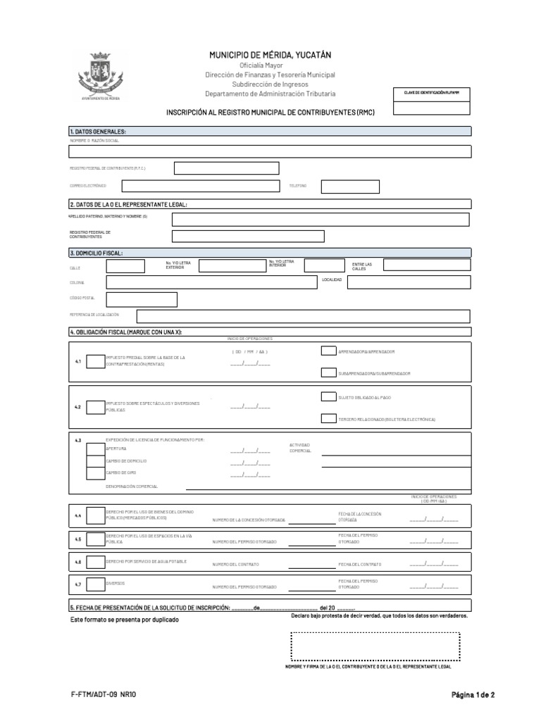 Formato Licencia de Funcionamiento | PDF | Impuestos | Residuos