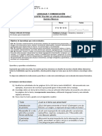 L5 Semana 27 Actividad 2. Escribir Un Texto Informativo