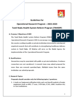 Guidelines Tamil Nadu ORP 2022-23