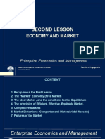 Second Lesson: Economy and Market