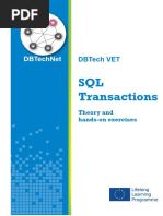 SQL-Transactions Theory and Hands-On Exercises