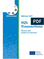 SQL-Transactions Theory and Hands-On Exercises