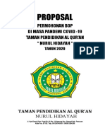 Proposal Bop TPQ NH Covid - 19