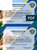 Certificate: Atty. Niceforo V. Solis