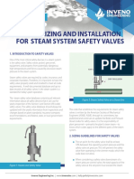 Proper Sizing and Installation of Steam Safety Valves