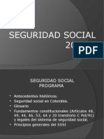 2022-2 Seguridad Social 3 horas 1 Programa Bibliografía