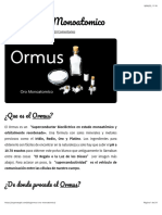 Ormus Oro Monoatomico de Orgonangel