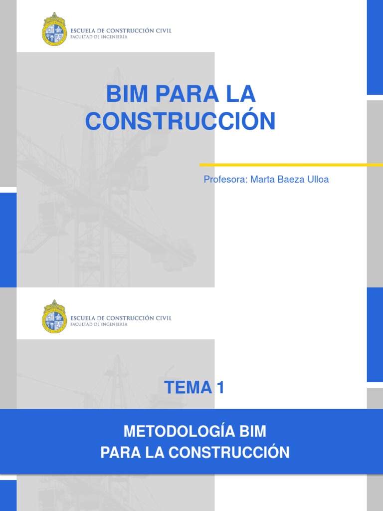 C1 - Metodología, Conceptos y Estrategía BIM | PDF | Modelado de ...