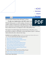 Driver Drowsiness Detection System