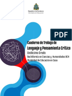 Cuaderno de Trabajo Lenguaje y Pensamiento Crítico