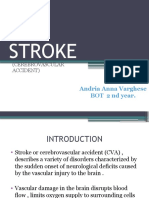 Stroke: Andria Anna Varghese BOT 2 ND Year