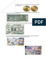 Monedas y billetes: tipos de dinero