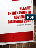 Plan de Entrenamiento Nov-Dic 2020