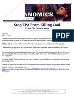 Stop EPA From Killing Coal