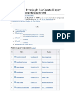 Anexo Gran Premio de Río Cuarto II