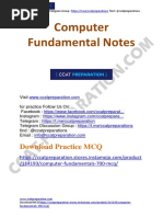 Computer Fundamental Notes: Download Practice MCQ