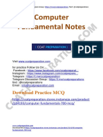 Computer Fundamental Notes: Download Practice MCQ