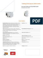Catálogo interruptores diferenciales Schneider 25A