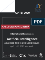 Call For Sponsoring Conference Artificial Intelligence Morocco