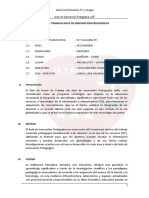 Plan de trabajo AIP: Capacitación docente en TIC