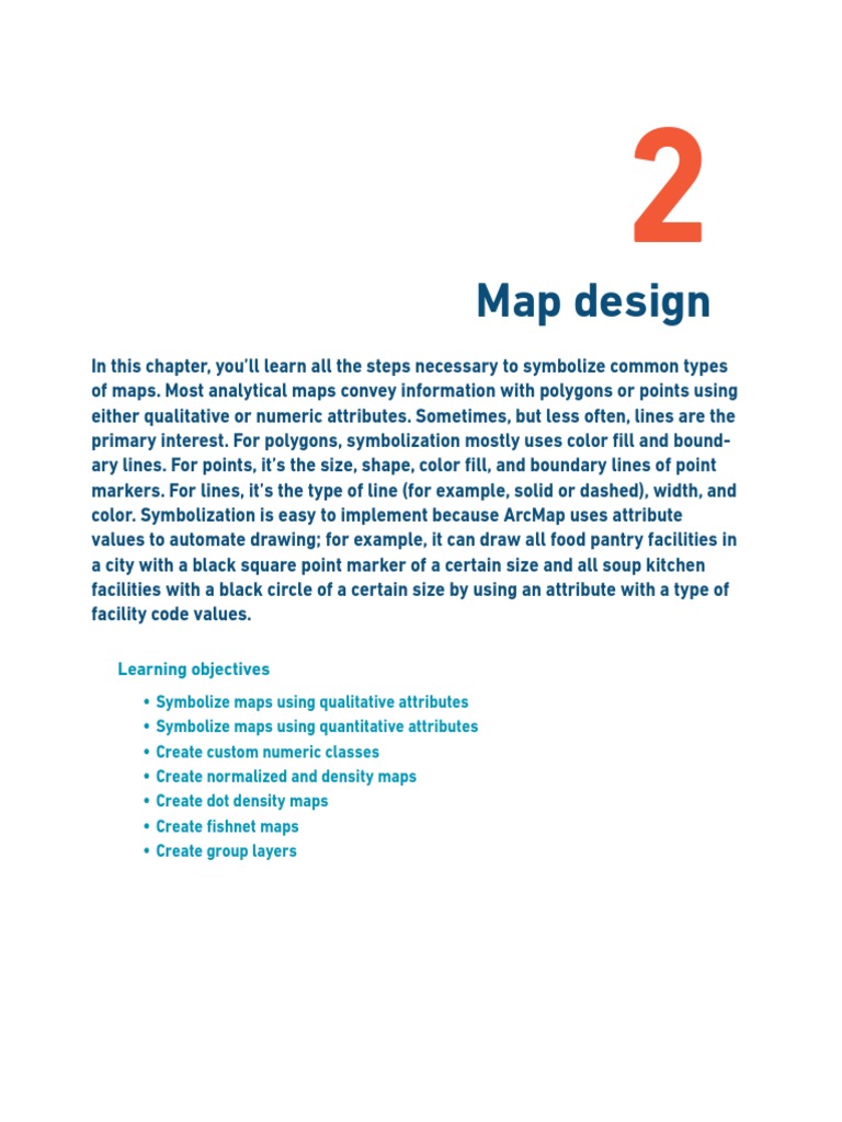 ArcGIS Desktop 10.8 Map Design Tutorial | PDF | Arc Gis | Computing