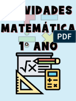 Apostila de Atividades de Matemática para o 1 Ano