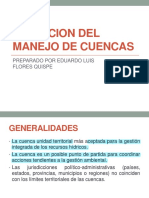 Definicion Del Manejo de Cuencas Clase 1
